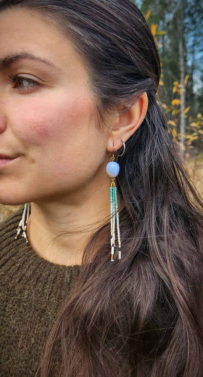 Chalcedony Sea Foam Drops