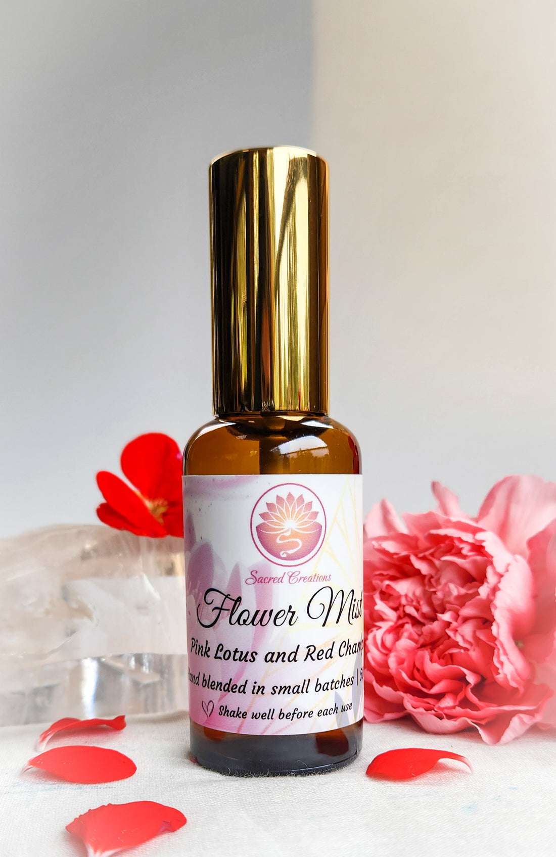 Pink Lotus and Red Champa